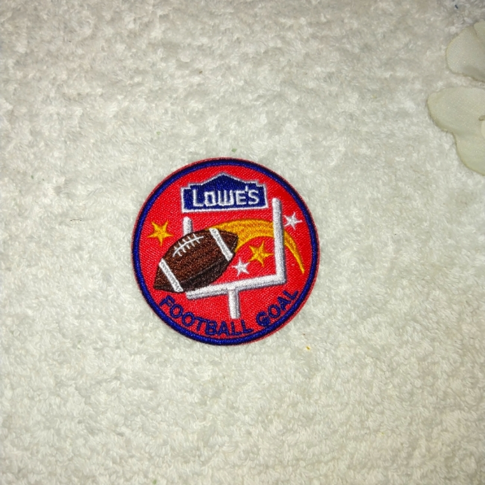 3/$10 🌟 Lowe's 2022 Football Goal Kids Workshop Badge/ Patch